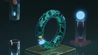 Satisfying infinite loop made with Blender
