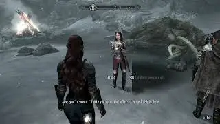 Serana turns down a gift! | Serana Dialogue Add-On | SKYRIM