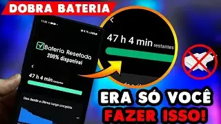 FUNCIONOU😍!Como Fazer a BATERIA DURAR 2 DIAS? BATERIA DURAR MUITO MAIS EM 100% 2021