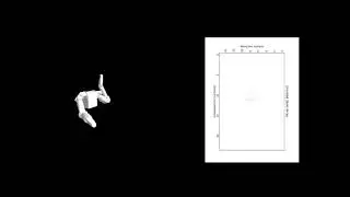 Visualization of a robot capacitive forearm skin touching an object