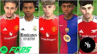 FC25 TO FIFA 16 MOBILE FACEPACK PART 1
