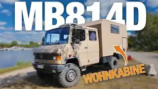 An off-road dream on 4 wheels: MB814D camper cabin in detail