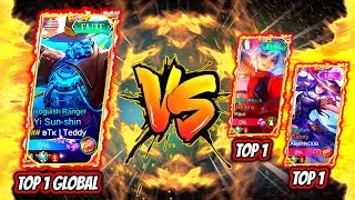 I NEVER SAW A TOP GLOBAL BATTLE LIKE THIS! YSS TOP 1 VS FANNY & BEATRIX TOP 1 | MOBILE LEGENDS