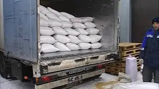 погрузка и выгрузка мешков в щепавоз
