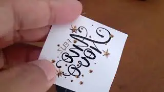 Estampando taça de vidro @danielcostadearruda