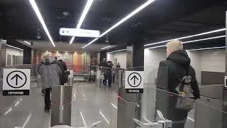 Станция Петровский Парк - вход и внутрь | Московский метрополитен