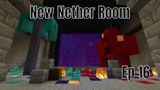 AutoCraft: New Nether Portal Room (Minecraft 1.16 Survival Multiplayer Ep 16)