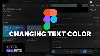 How to Change text Color in Figma | [2024]