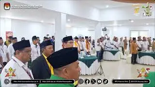 Rapat Pleno Cabut Undi Nomor Urut Paslon dan Penandatangan Deklarasi Kampanye Damai