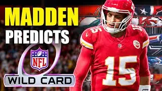 Madden 24 PREDICTS the NFL Wild Card Round...