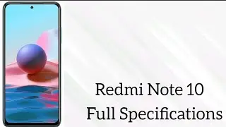 Redmi Note 10 Full Specifications by |Cool Gadgets| #viral #trending #gadgets #xiaomi #smartphone