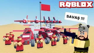 Savaş Oyunu Oynadım ve Askerlerimi Korudum! - Panda ile Roblox Commander Simulator