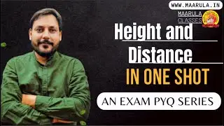HEIGHT AND DISTANCE WITH QUICK REVISION CONCEPTUAL CLASS | DATE_05 JUNE 2023