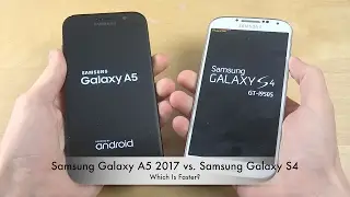 Samsung Galaxy A5 2017 vs. Samsung Galaxy S4 - Which Is Faster?!