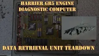 Harrier GR5 Engine Diagnostic Computer (DRU) Teardown. Part of the GEC-Marconi ESD2020 system.