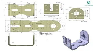 How to create Metal BRACKET in Catia.