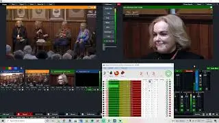 Virtual Video Director demo for live panel production
