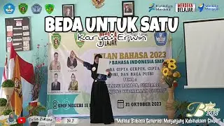 ZILVANA - BEDA UNTUK SATU (ERWIN) #bacapuisi #videolawas #mgmp #kelasbahasa #bulanbahasadansastra