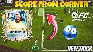 HOW TO SCORE GOAL FROM CORNER KICK IN FC MOBILE 25 🔥 DIRECT GOAL ⚡ 