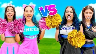 GOOD CHEERLEADER VS BAD CHEERLEADER!!