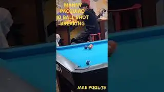 MANNY PACQUIAO SOLID SARGO 10 BALL SHOT (part 2) #jakepooltv #youtubeshorts #mannypacquaiosolidsargo