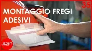 Restauro completo Vespa Rally 200 VSE1T -  Montaggio fregi adesivi cofani e parafango (35)