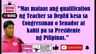 Benjo Basas told a Senate Hearing: 