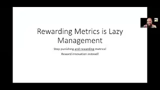 Rewarding Metrics is Lazy Management