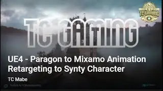UE4 -  Paragon to Mixamo Animation Retargeting to Synty Character - Time Stamped