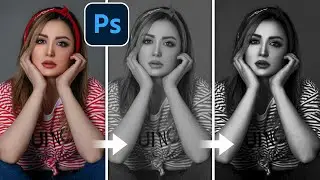Schwarz Weiß muss nicht langweilig sein | Spezielle Technik in Photoshop erklärt