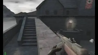 Return to Castle Wolfenstein Walkthrough: PPSH MOD - Escape1