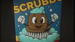 Scrubbo (New) Junk Item -  Wasteland Post Apocalyptic Survival Game Item, Unity 3d