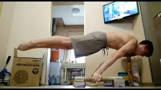 Горизонт, передний вис. Full planche, front lever.