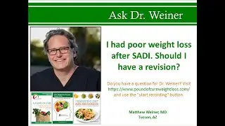 I had poor weight loss after SADI. Should I have a revision?
