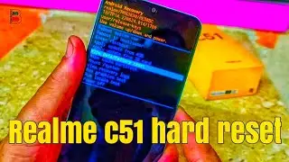 طريقة فورمات ريلمي c51 المغلق بنمط الشاشة realme c51 hard reset/ remove screen lock