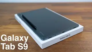 Samsung Galaxy Tab S9 Unboxing with Book Cover Keyboard