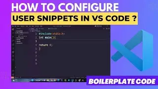 How to configure your own user snippets in VS Code !