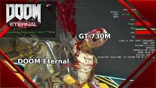Low-End Linux Gaming: DOOM Eternal Proton (GT 730M | i5-3230M | 8 GB)