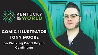 Comic Illustrator Tony Moore on Walking Dead Day in Cynthiana