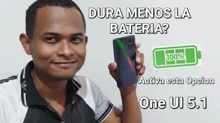 Tu samsung se descarga rapido con One UI 5.1 Android 13?. activa esta opcion