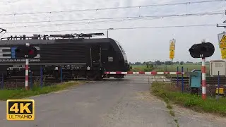 Przejazd Kolejowy - Dobroszów #3 | Railroad Crossing ★ 4K ★