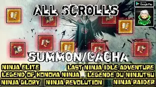 ALL SCROLLS READY FOR SUMMON/GACHA NINJA GLORY | LAST NINJA IDLE ADVENTURE