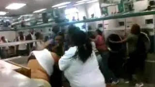 Getto brawl at the lawndry