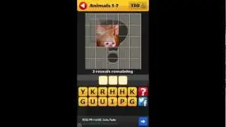 What's The Picture? Level 1-7 Animals Walkthrough Answers