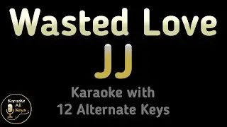 JJ  - Wasted Love Eurovision Song 2025 Karaoke Instrumental Lower Higher Female & Original Key