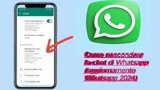 Come nascondere la chat di Whatsapp (aggiornamento Whatsapp 2024)