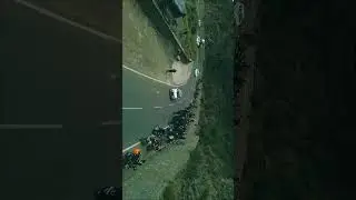 drone shots #droneshots #drone #bike #mountains #automobile #videography #rider #group #ride #moment