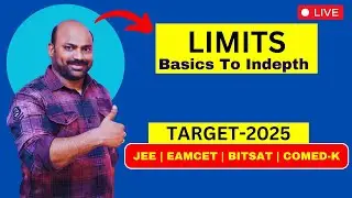 Limits:Super Short Cuts EAMCET | JEE | BITSAT | COMED-K 2025  