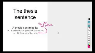 CSEC English   Overview of Thesis senetences and Commas PART 1
