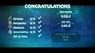 Icy Speedway in Under 1:15 (Skill Point Challenge) (Spyro Reignited)